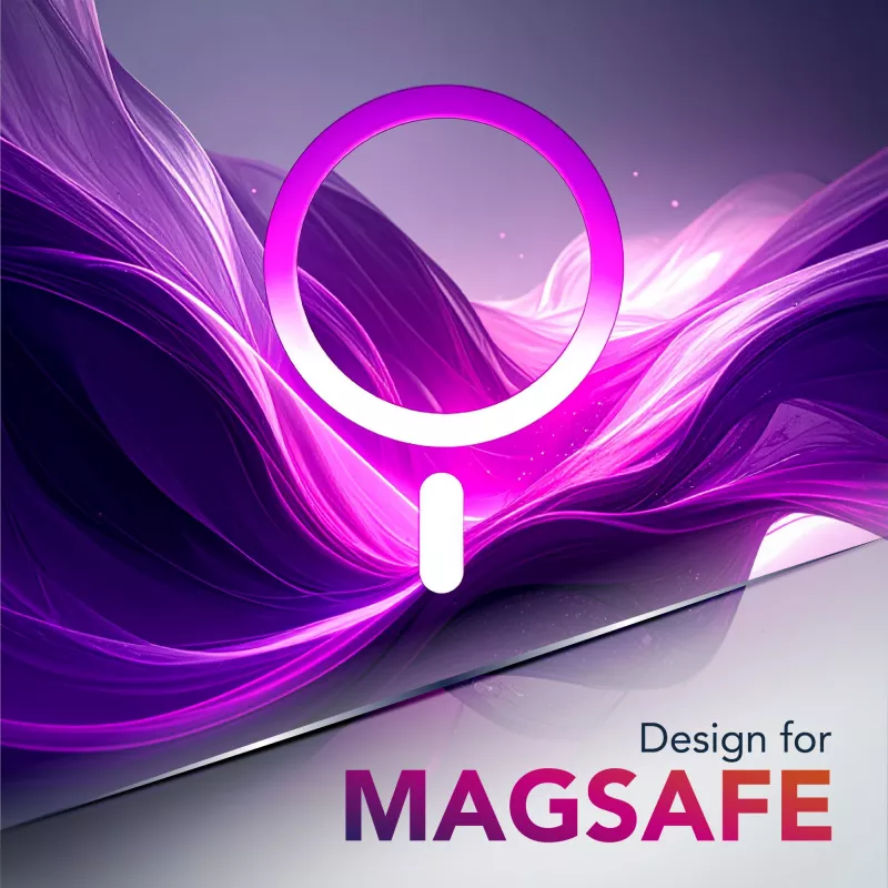 Cellularline Daily Mag - iPhone 17 Pro Funda tipo libro con parte trasera rígida semitransparente, compatible con el ecosistema MagSafe®
