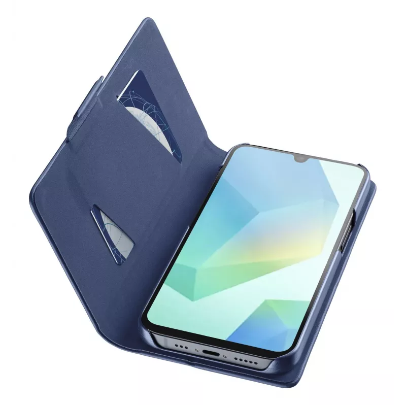 Cellularline Book - Galaxy A17 Funda tipo libro, folio, Samsung, Galaxy A17, 17 cm (6,7 inch), Azul
