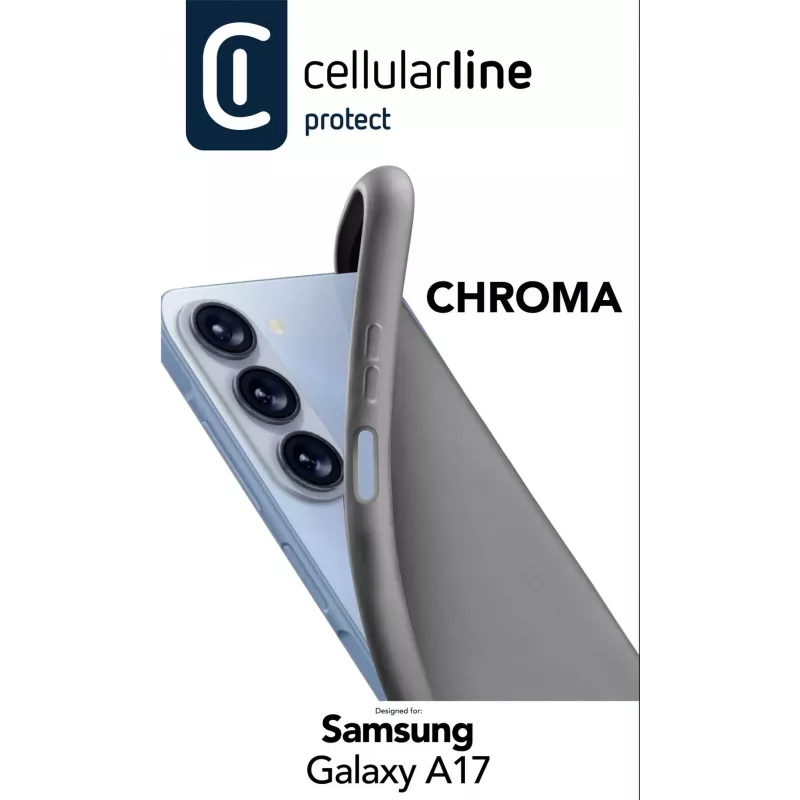 Cellularline Chroma - Galaxy A17 Funda de goma blanda de colores