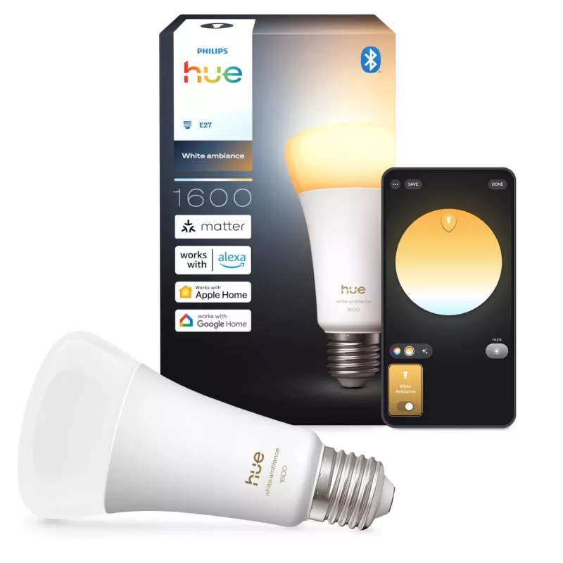 Philips Hue White ambience A67 – E27 bombilla inteligente – 1600