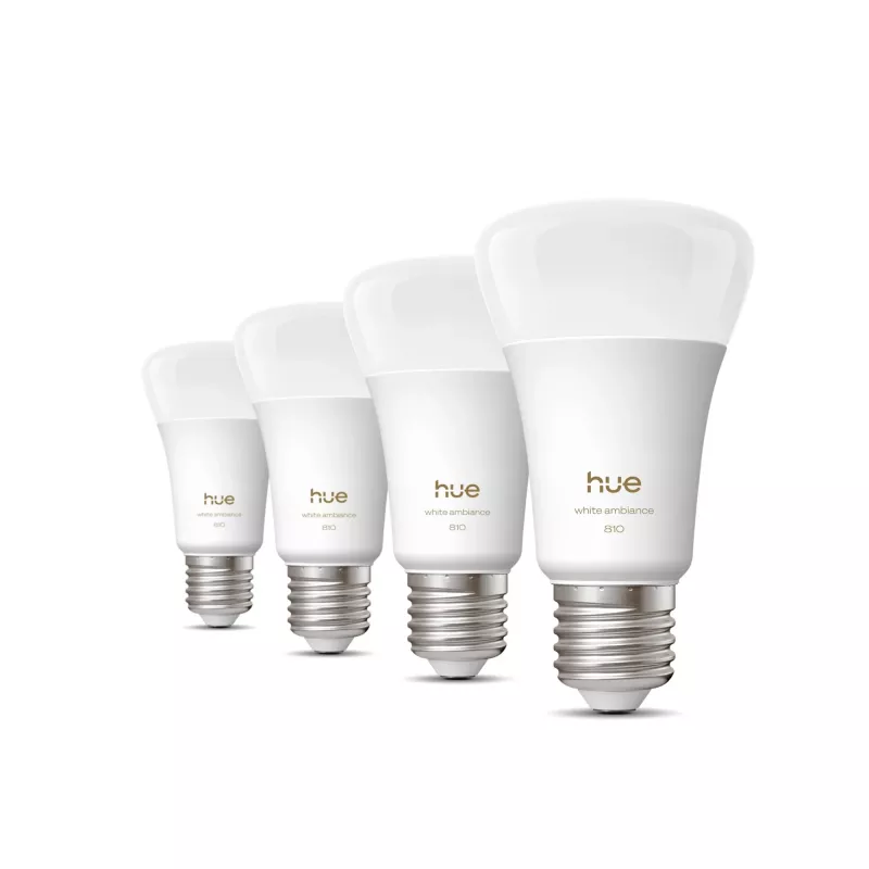 Bombilla inteligente Philips Hue White ambience A60 E27 6W Bluetooth Zigbee