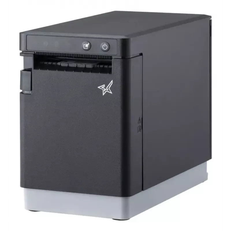 Impresora de etiquetas Star Micronics mC-Label2 — Térmica directa 300x300 DPI, 180 mm/s, 20–60 mm de ancho, Ethernet/WLAN/Bluetooth