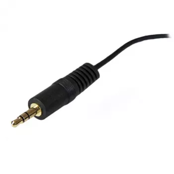 StarTech.com Cable de extensión para altavoces de PC de 12 ft, 3,5 mm, conector macho, 3,5 mm, conector hembra, 3,7 m, negro