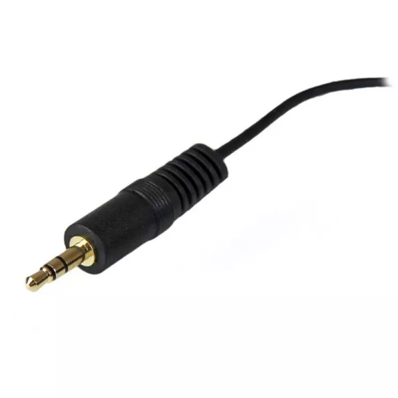 StarTech.com Cable de extensión para altavoces de PC de 12 ft, 3,5 mm, conector macho, 3,5 mm, conector hembra, 3,7 m, negro