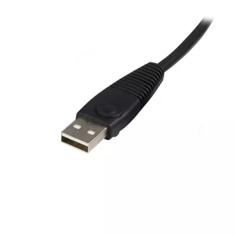 StarTech.com Cable KVM USB universal 2 en 1 de 10 ft, 3 m, USB, USB, VGA, negro, USB A + VGA