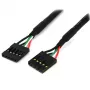 StarTech.com Cable de cabecera USB IDC de 5 pines interno de 45,7 cm – Conector hembra/Conector hembra