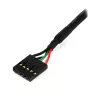 StarTech.com Cable de cabecera USB IDC de 5 pines interno de 45,7 cm – Conector hembra/Conector hembra