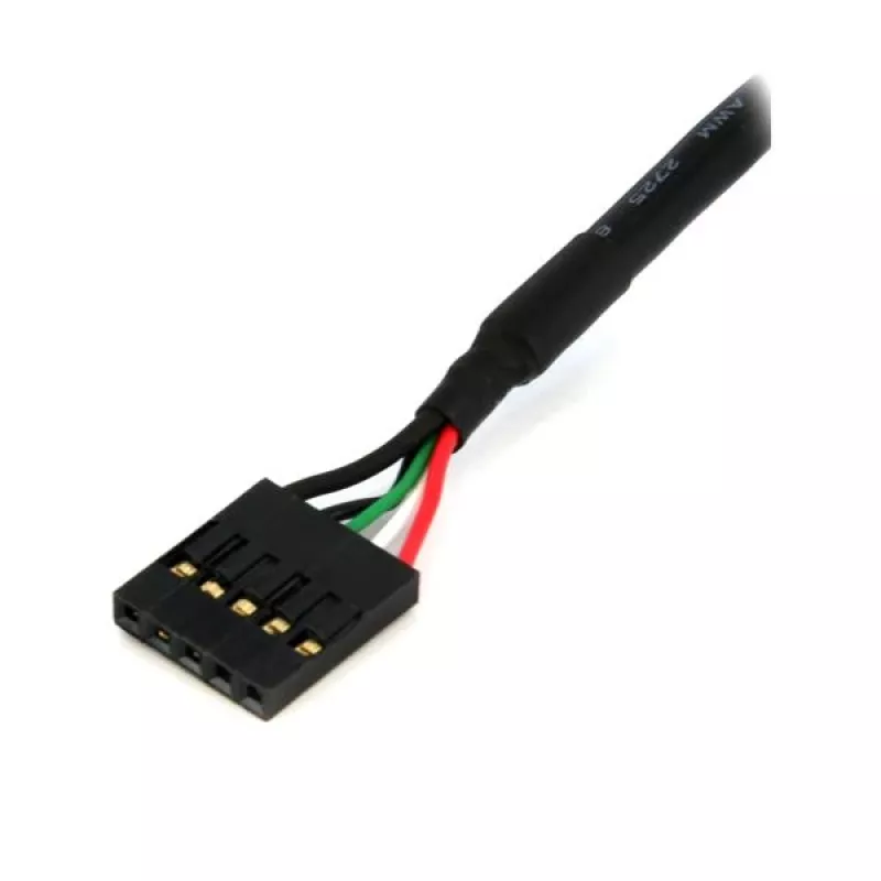 StarTech.com Cable de cabecera USB IDC de 5 pines interno de 45,7 cm – Conector hembra/Conector hembra