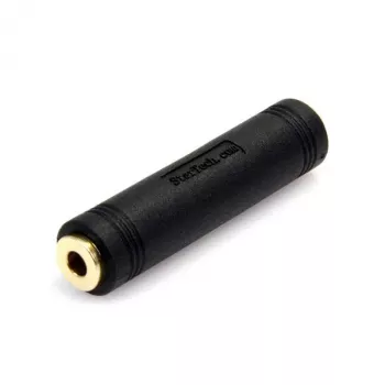 StarTech.com Adaptador de audio de 3,5 mm a 3,5 mm - conector hembra a conector hembra