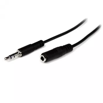 StarTech.com Cable de extensión de audio estéreo de 3,5 mm de 1 m - M/H