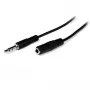 StarTech.com Cable de extensión de audio estéreo de 3,5 mm de 1 m - M/H