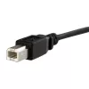StarTech.com Cable USB para montaje en panel B a B de 3 ft - H/M, 0,91 m, USB B, USB B, USB 2.0, 0,48 Gbit/s, negro
