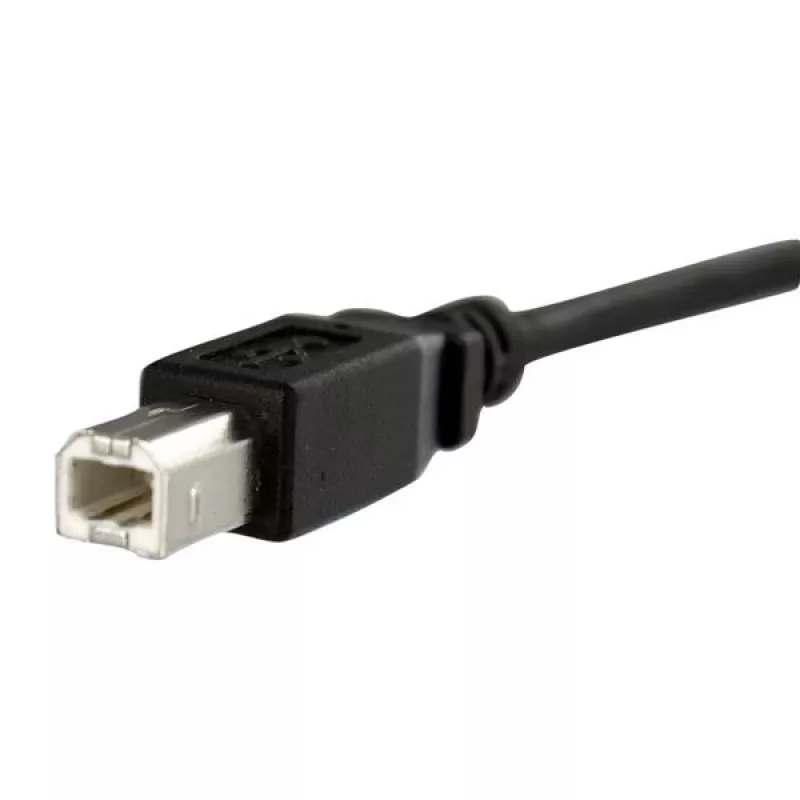 StarTech.com Cable USB para montaje en panel B a B de 3 ft - H/M, 0,91 m, USB B, USB B, USB 2.0, 0,48 Gbit/s, negro