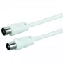 Cable coaxial Schwaiger 5,0 m IEC - IEC 5 m blanco