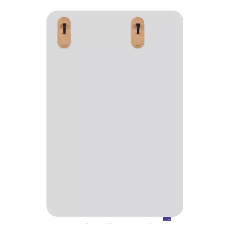 Soporte de tablero Legamaster WOODEN Ganchos de papel para pizarra magnéticos 2 unidades