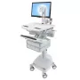 Carro multimedia Ergotron StyleView aluminio gris blanco