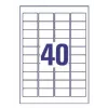 Etiquetas para impresora No name Avery L4770-25 — poliéster transparente, láser, 1000 uds.