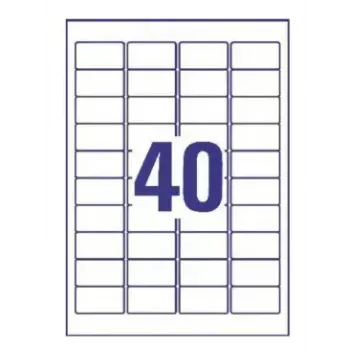 Etiquetas para impresora No name Avery L4770-25 — poliéster transparente, láser, 1000 uds.