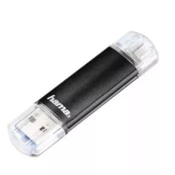 Hama Laeta Twin, 32 GB memoria USB Type-A / Micro-USB 3.2 Gen 1 (3.1 Gen 1) negra