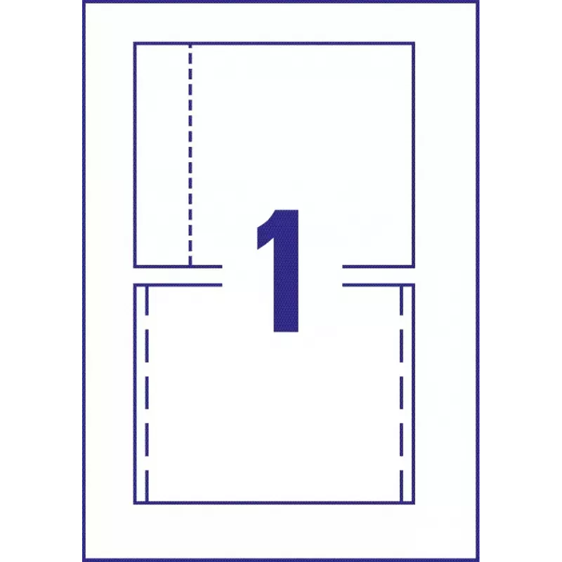Avery Zweckform C32250-25 Inserciones para cajas de CD Jewel Case, 118 x 151 mm, blanco, 25 hojas