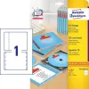 Avery Zweckform C32250-25 Inserciones para cajas de CD Jewel Case, 118 x 151 mm, blanco, 25 hojas