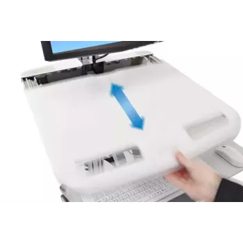 Carro multimedia Ergotron StyleView aluminio gris blanco