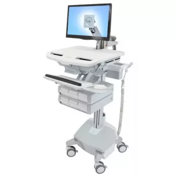 Carro multimedia Ergotron StyleView aluminio gris blanco