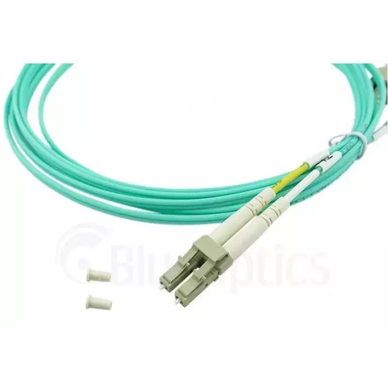 BlueOptics 055702K512000003M-BO Cable de conexión de fibra óptica dúplex (compatible con Corning), LC-UPC/SC-UPC, multimodo OM3 50/125 µm, 3 m