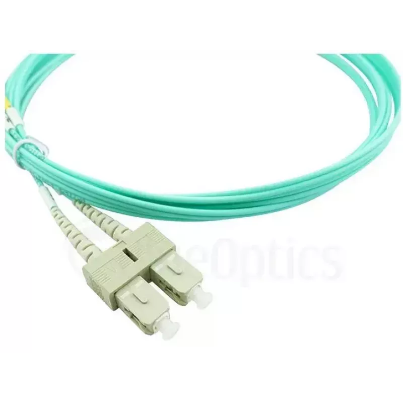 BlueOptics 055702K512000003M-BO Cable de conexión de fibra óptica dúplex (compatible con Corning), LC-UPC/SC-UPC, multimodo OM3 50/125 µm, 3 m
