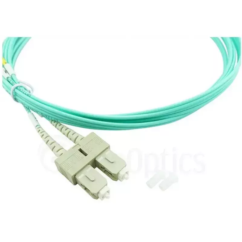 BlueOptics 055702K512000003M-BO Cable de conexión de fibra óptica dúplex (compatible con Corning), LC-UPC/SC-UPC, multimodo OM3 50/125 µm, 3 m