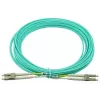 BlueOptics 050502T512000010M-BO Cable de conexión de fibra óptica dúplex (compatible con Corning), LC-UPC/LC-UPC, multimodo OM3 50/125 µm, 10 m