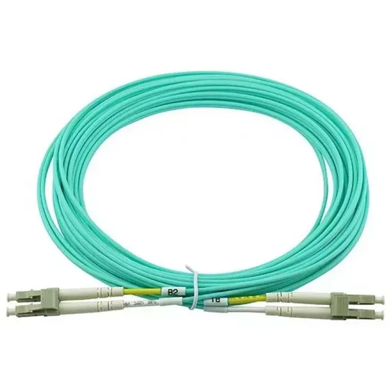 BlueOptics 050502T512000010M-BO Cable de conexión de fibra óptica dúplex (compatible con Corning), LC-UPC/LC-UPC, multimodo OM3 50/125 µm, 10 m