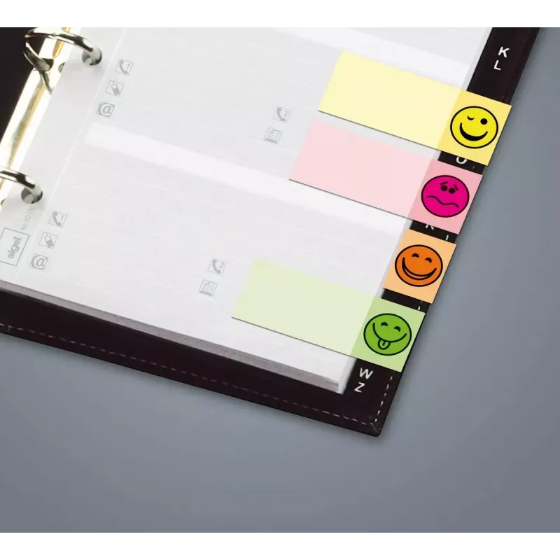 Marcapáginas flexibles Sigel HN502 azul verde naranja rosa amarillo 200 uds.