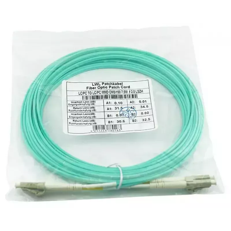 BlueOptics SFP3131EU0.5MK cable de fibra óptica InfiniBand 0,5 m LC aqua