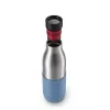 Botella de bebida EMSA Bludrop Sleeve N3110700 fitness, deporte 500 ml acero inoxidable azul, acero inoxidable