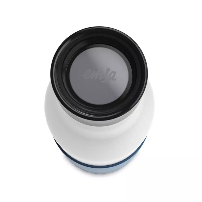 Botella de bebida EMSA Bludrop Sleeve N3110700 fitness, deporte 500 ml acero inoxidable azul, acero inoxidable
