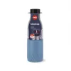 Botella de bebida EMSA Bludrop Sleeve N3110700 fitness, deporte 500 ml acero inoxidable azul, acero inoxidable