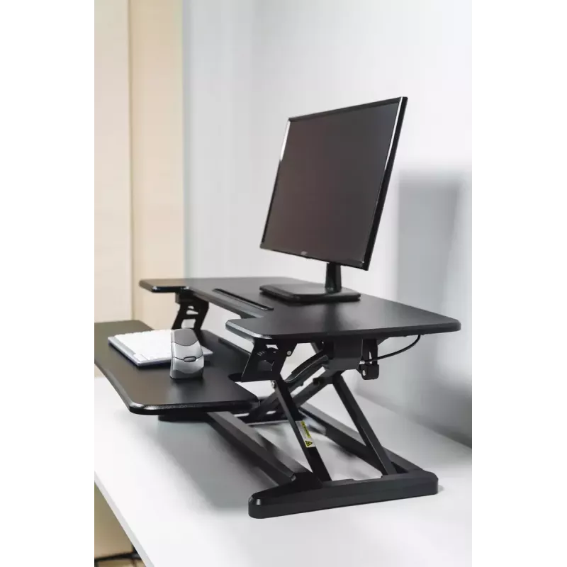 Soporte de escritorio ajustable para trabajar de pie BakkerElkhuizen 2 negro