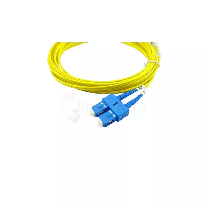 BlueOptics CAB-SMF-LC-SC-7.5-BO Cable de conexión de fibra óptica dúplex (compatible con Cisco), LC-UPC/SC-UPC, monomodo G.657.A1 9/125 µm, 7,5 m