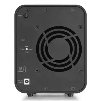 TerraMaster D2-320 unidad de disco, 2 unidades, HDD SSD, compacto, sobremesa