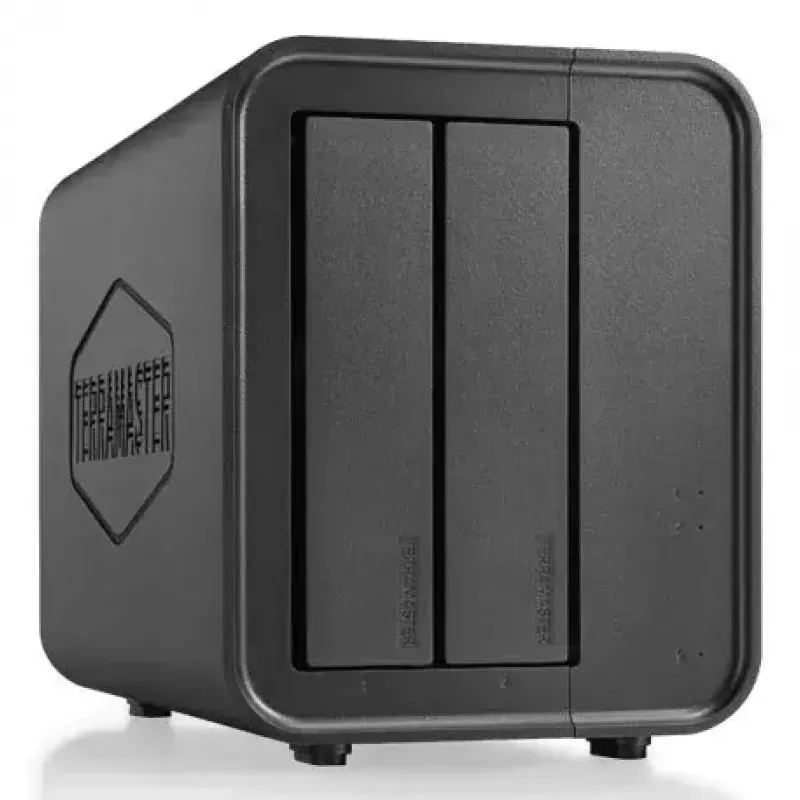 TerraMaster D2-320 unidad de disco, 2 unidades, HDD SSD, compacto, sobremesa