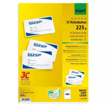 Tarjetas de visita Sigel LP799