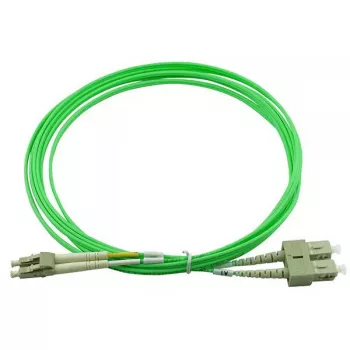 Cable de fibra óptica BlueOptics SFP3132GU1MK LC SC OM5 1 m Menta