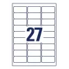 Etiqueta de impresora autoadhesiva AVERY L4737REV-65 Blanca 6,35 x 2,96 cm