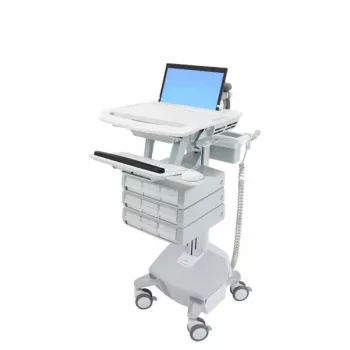 Carro multimedia Ergotron StyleView aluminio gris blanco