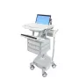 Carro multimedia Ergotron StyleView aluminio gris blanco
