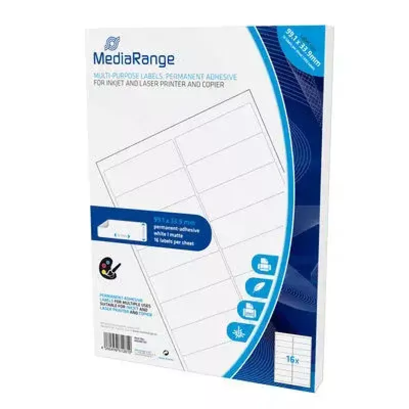 Etiqueta autoadhesiva MediaRange MRINK147
