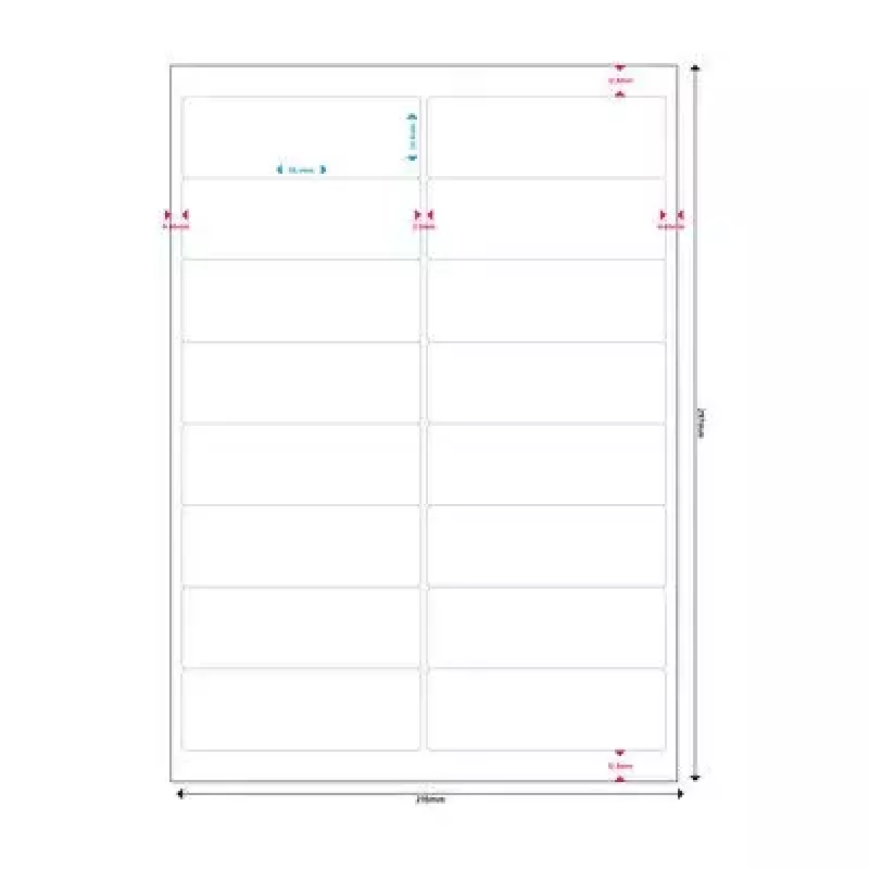 Etiqueta autoadhesiva MediaRange MRINK147