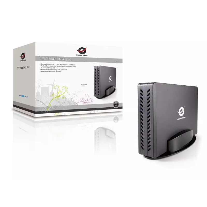 Conceptronic Caja para disco duro de 3,5