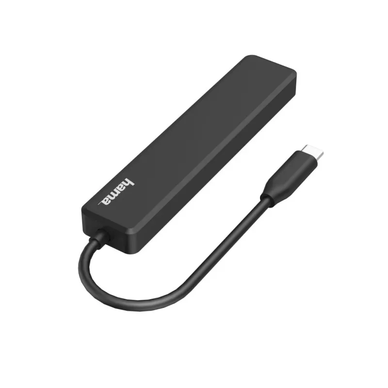 Hama Hub USB-C, multipuerto, 5 puertos, 3x USB-A, USB-C, HDMI